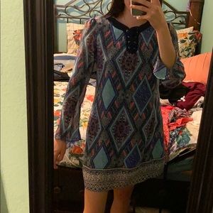 midi long sleeve dress